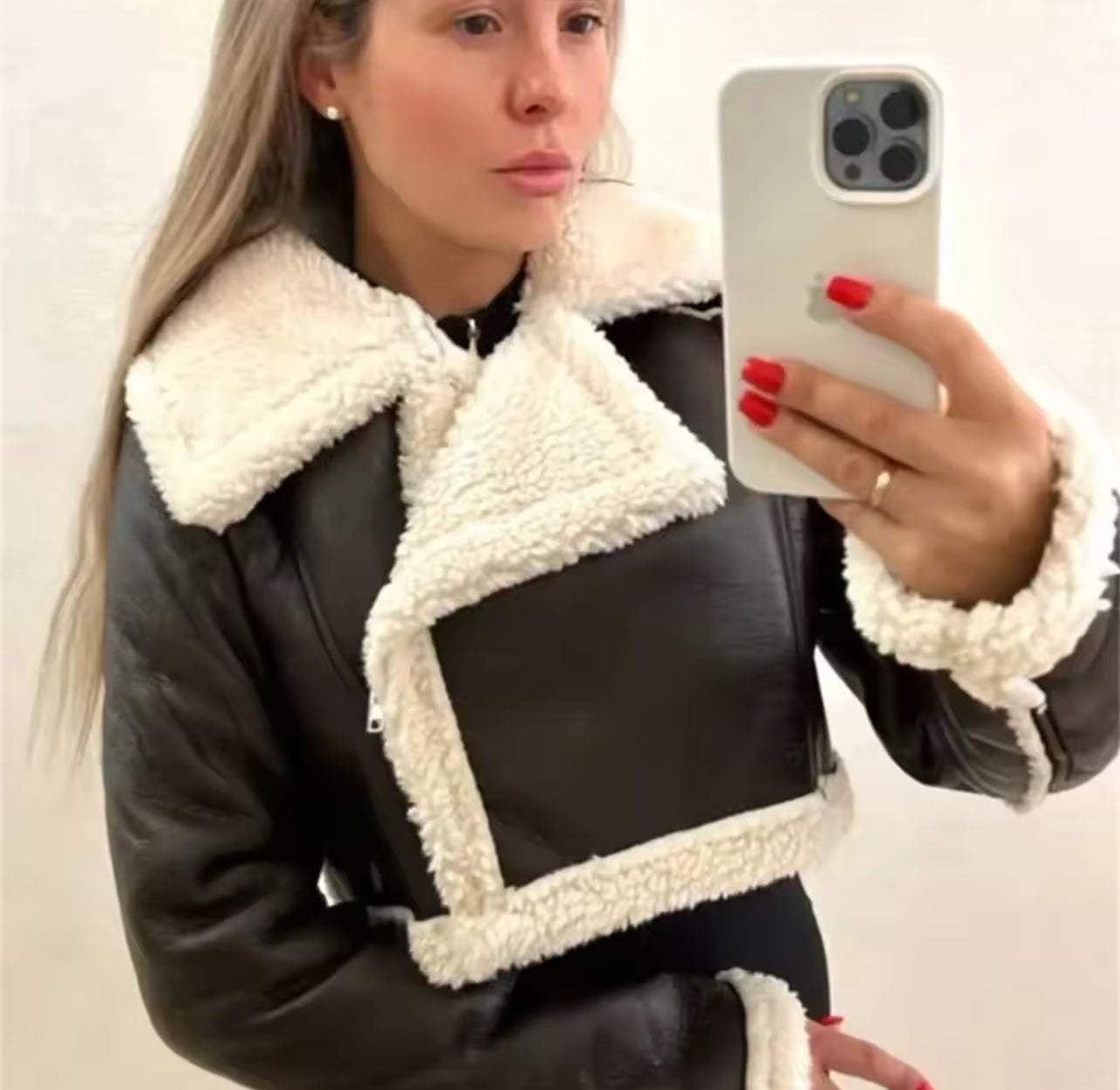 Leather Fur Jacket