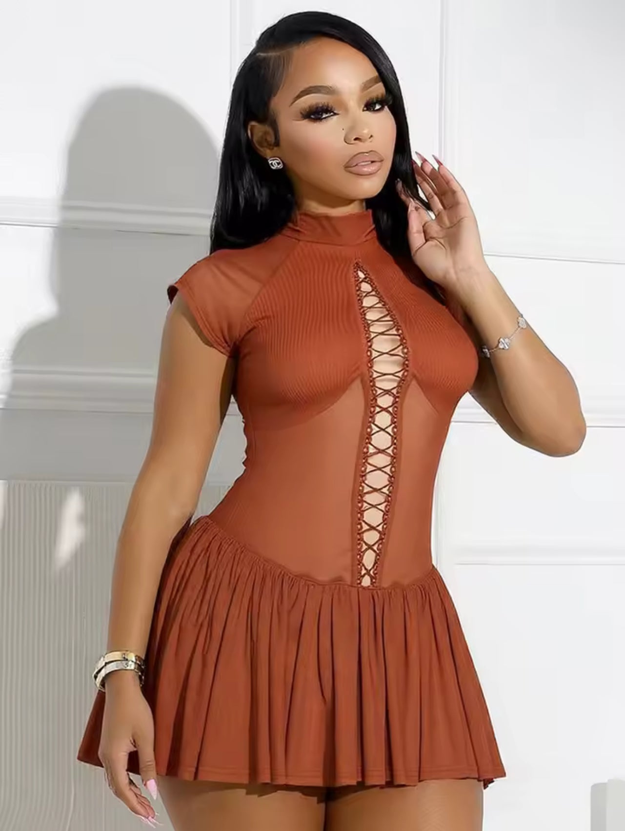 Tan summer dress