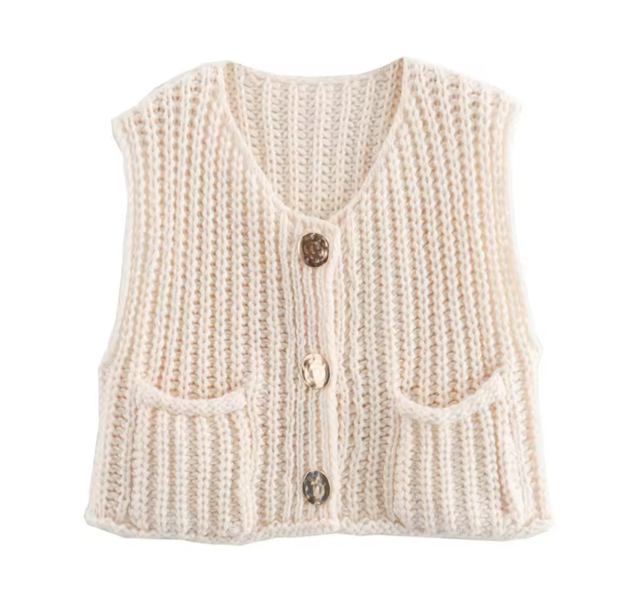 Knit sweater vest