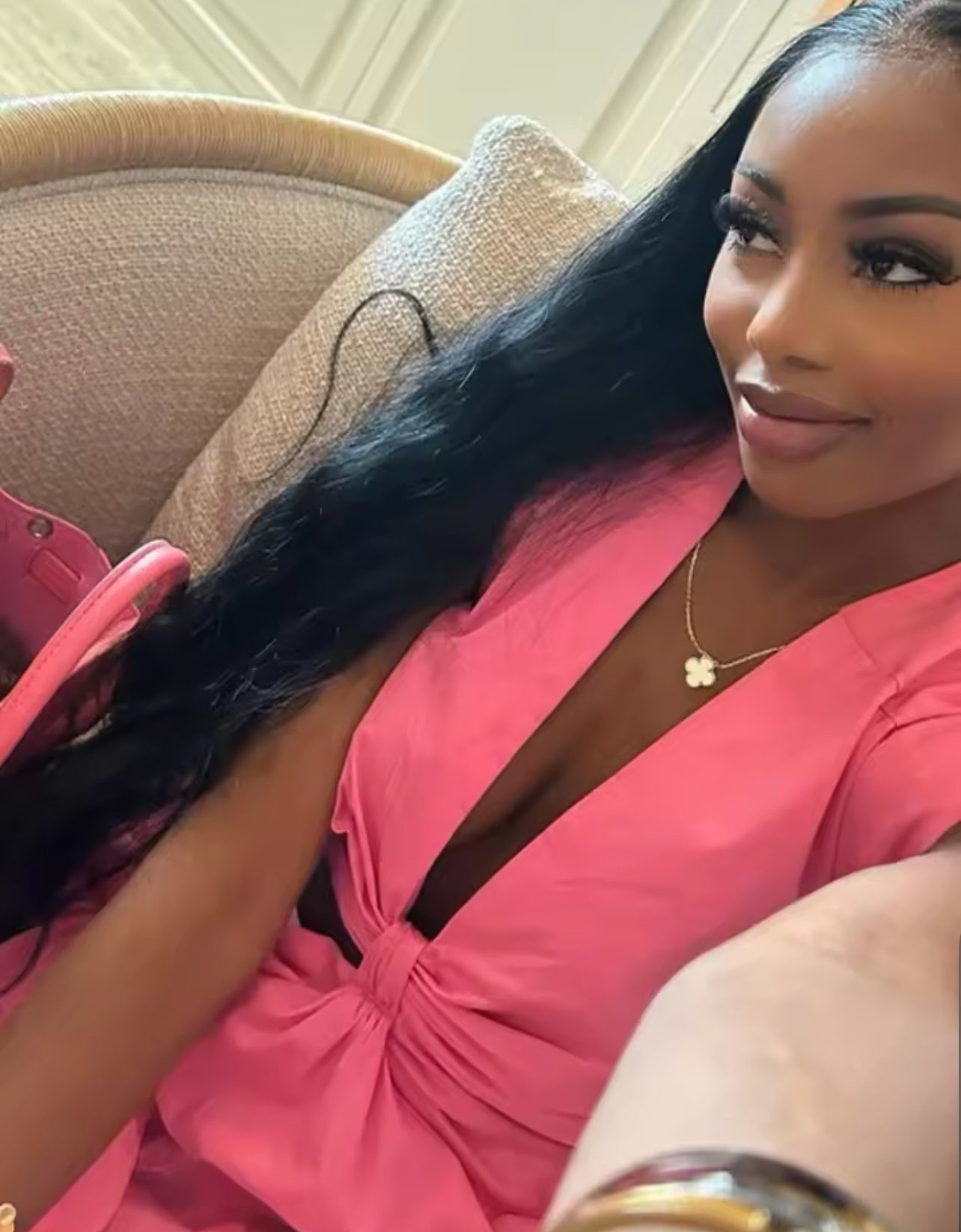 Pink sundress