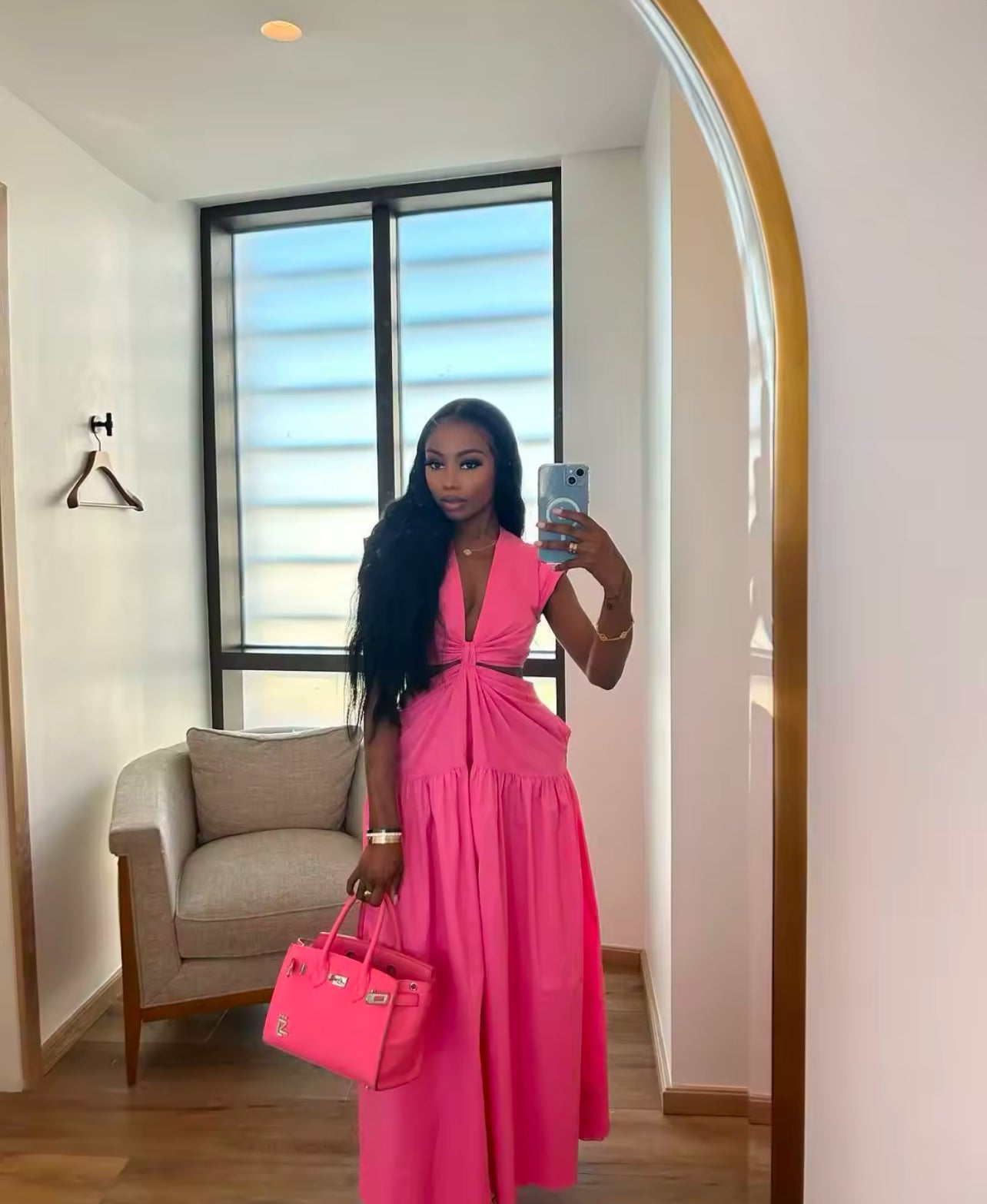 Pink sundress