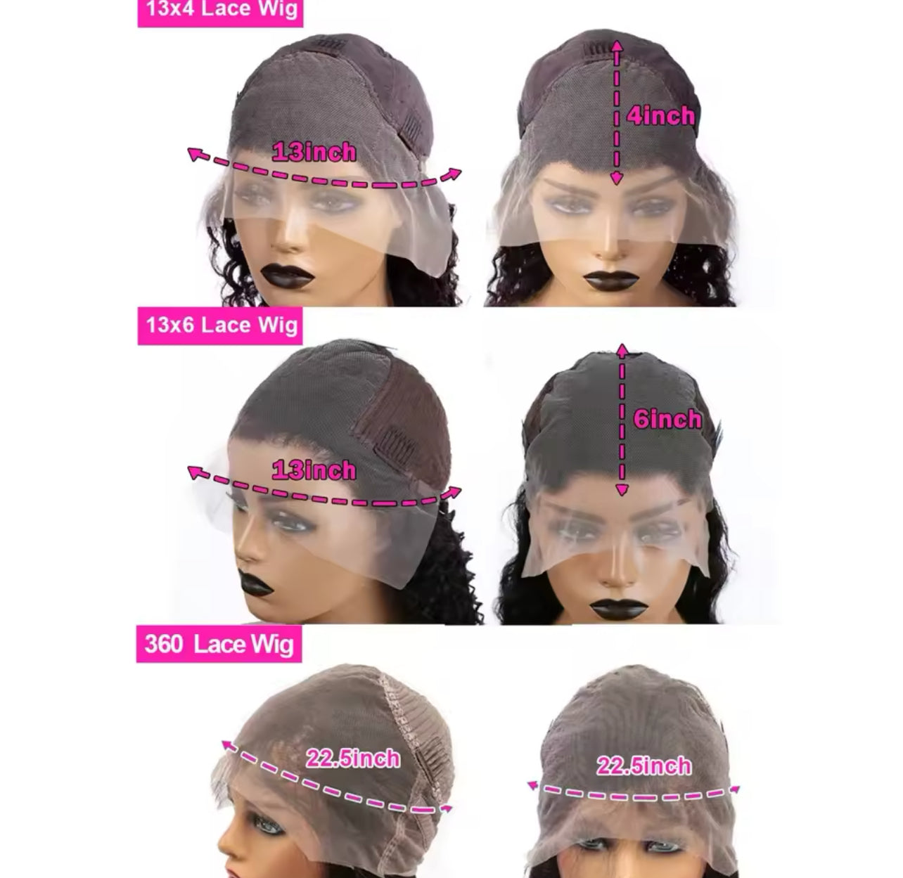13*4 Glueless Lace Frontal Wig
