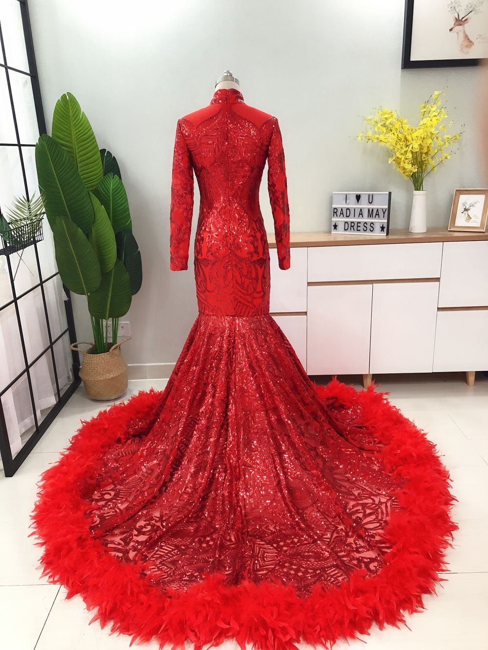 Mermaid Sequins Prom Dresses
