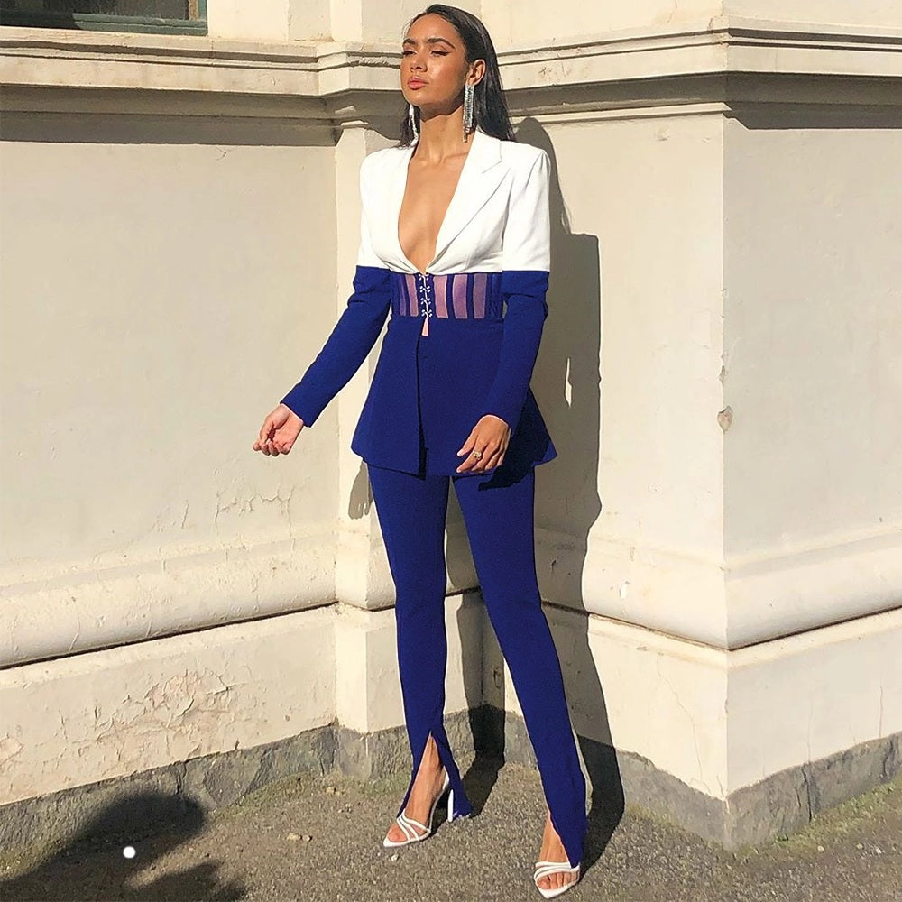 Two piece blazer set