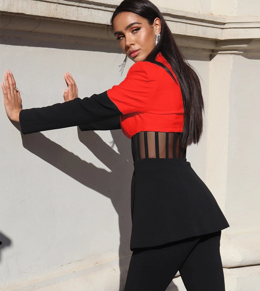 Two piece blazer set
