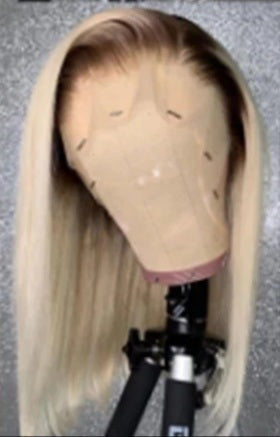 Short bob Lace front blond wig