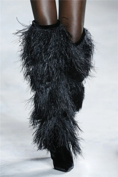 Feathered Heels