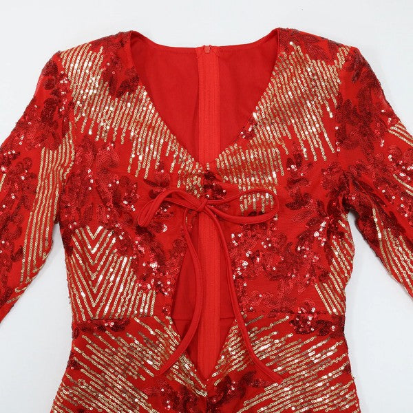 Long Sequin Dress