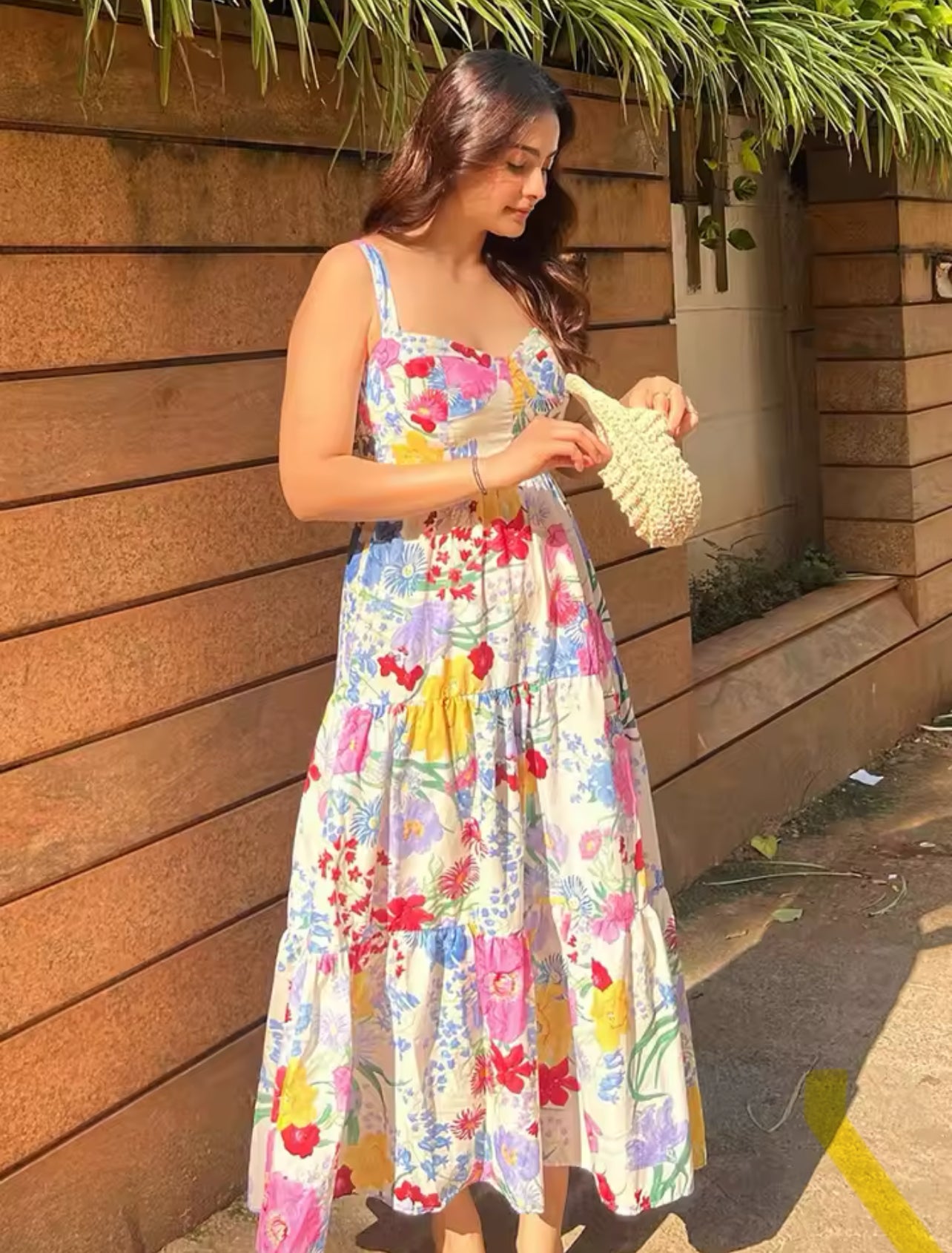 Viral floral dress