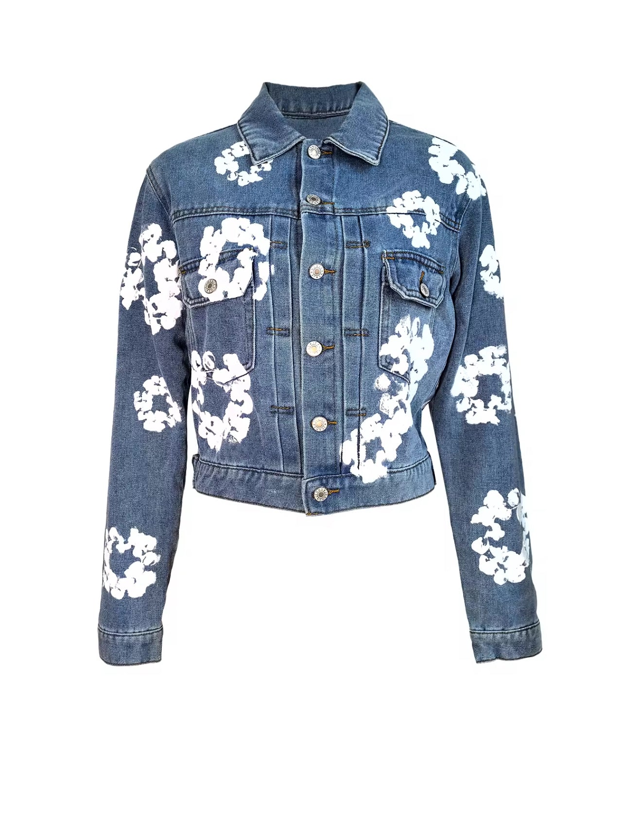 Floral Denim Jacket