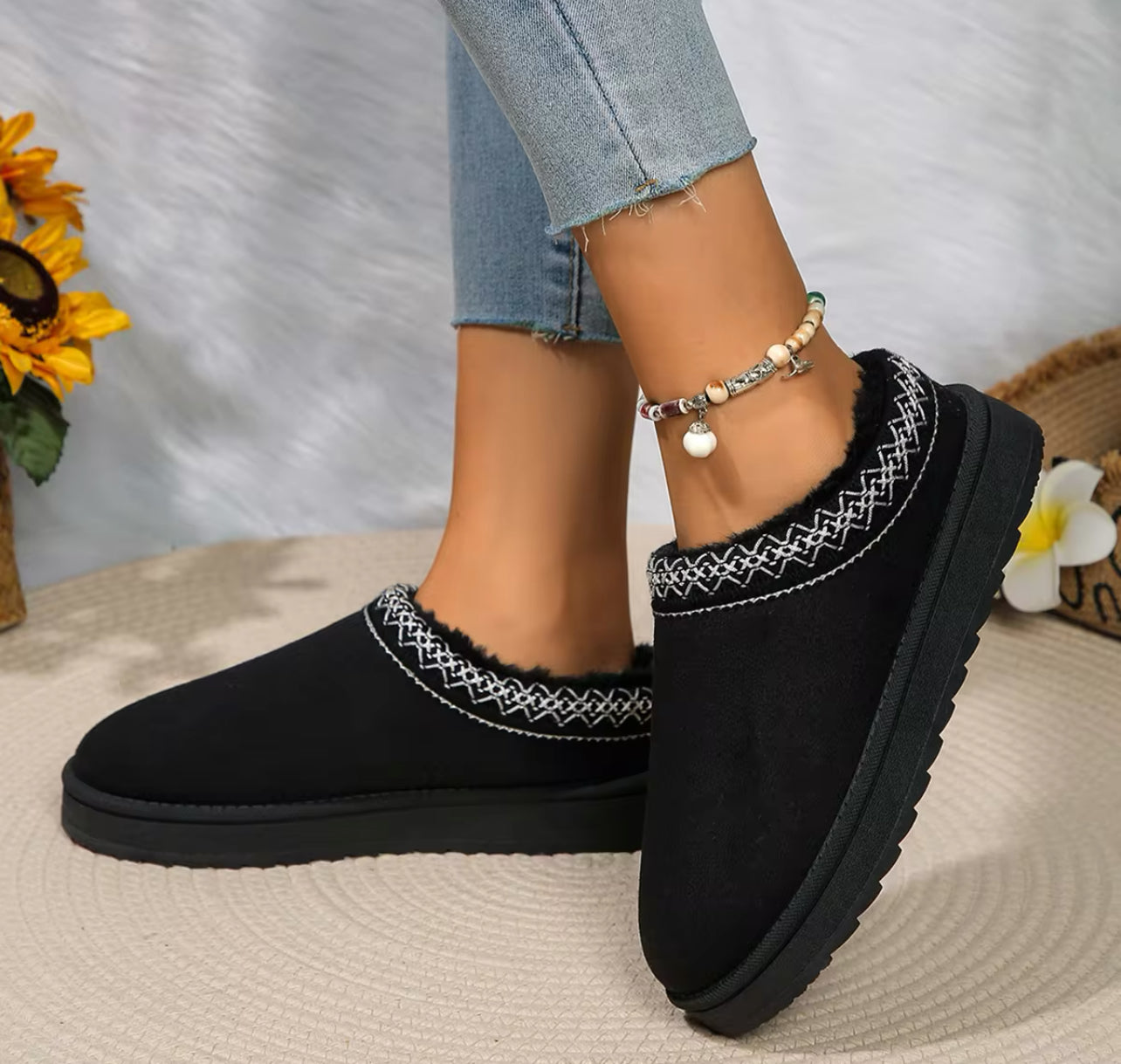 Slip-on house shoes