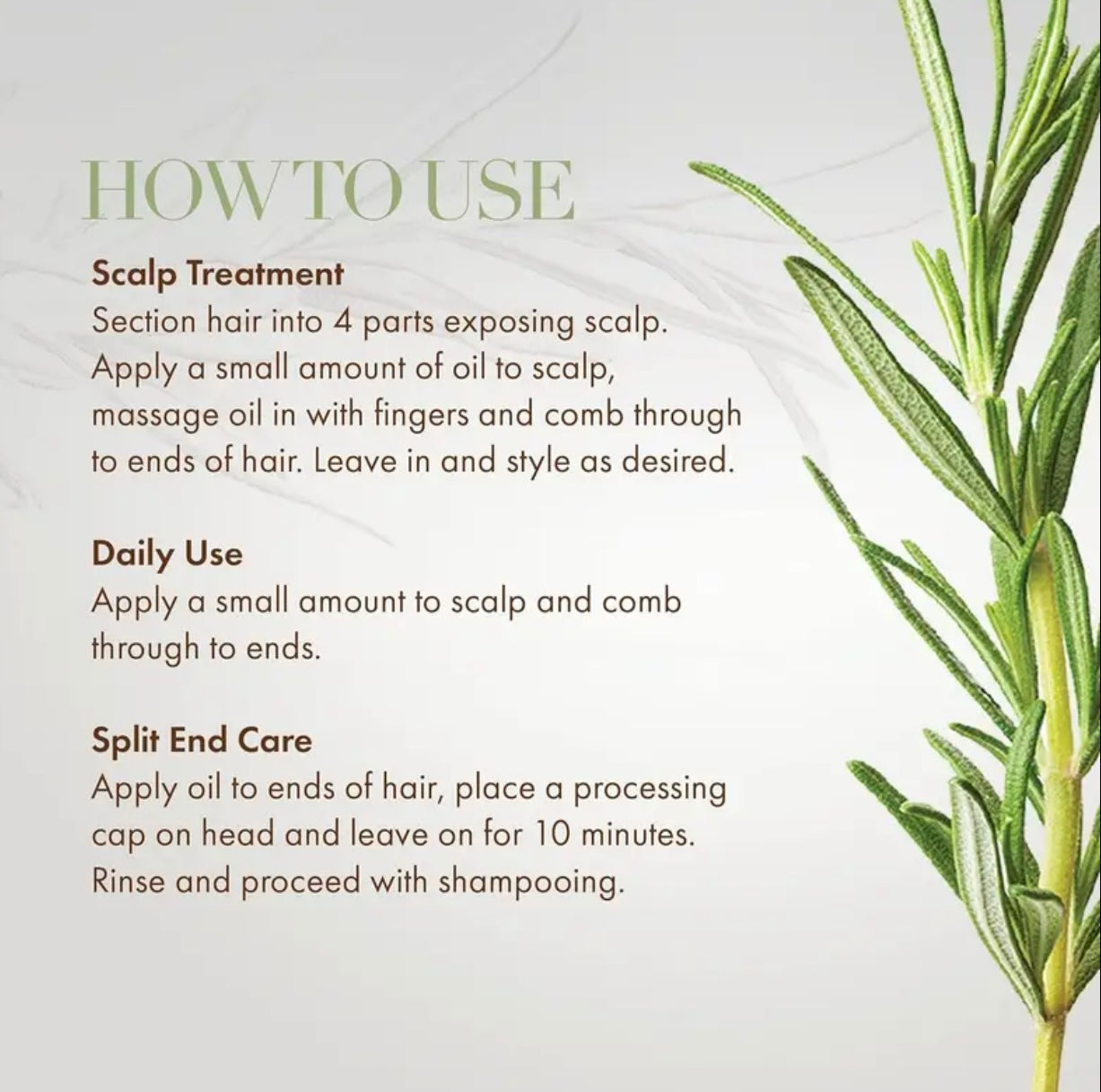 Rosemary Hair Growth Oil