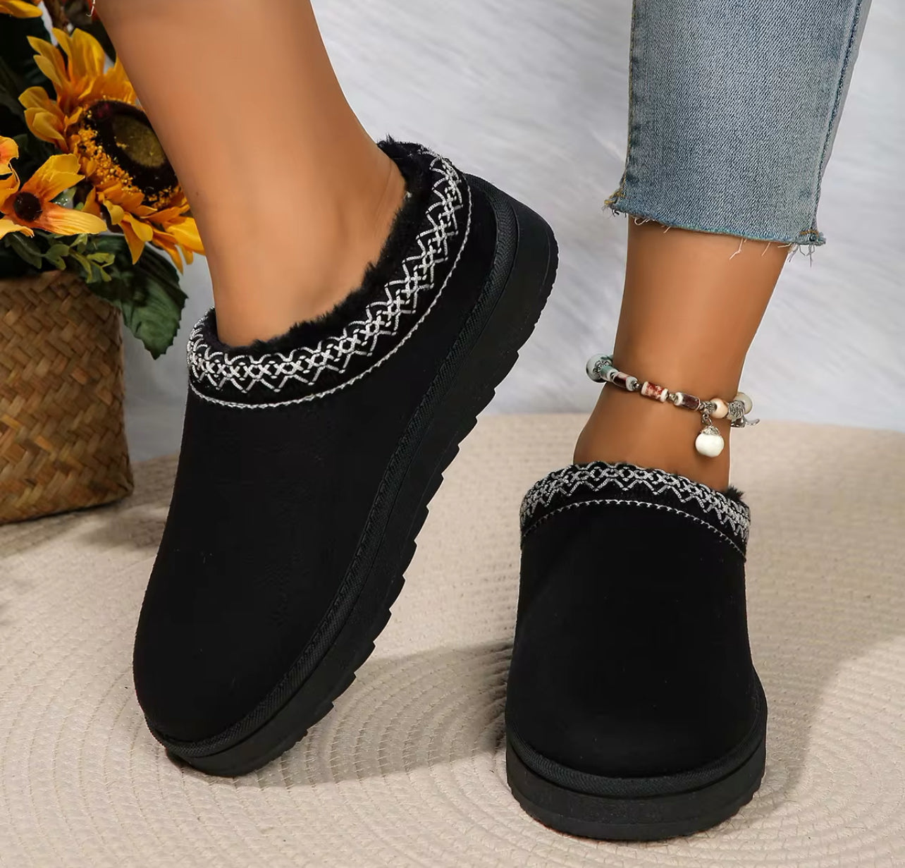 Slip-on house shoes