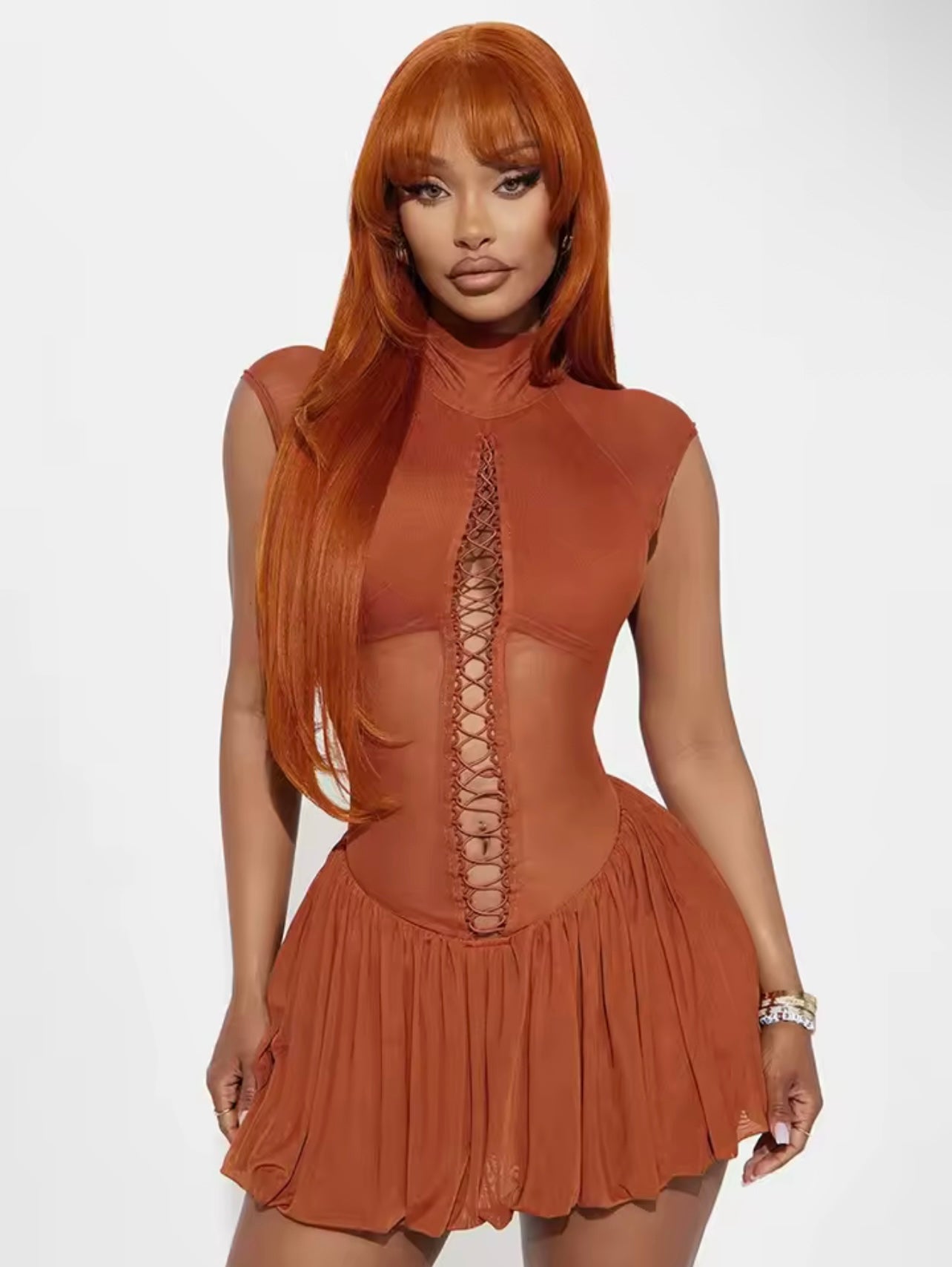Tan summer dress