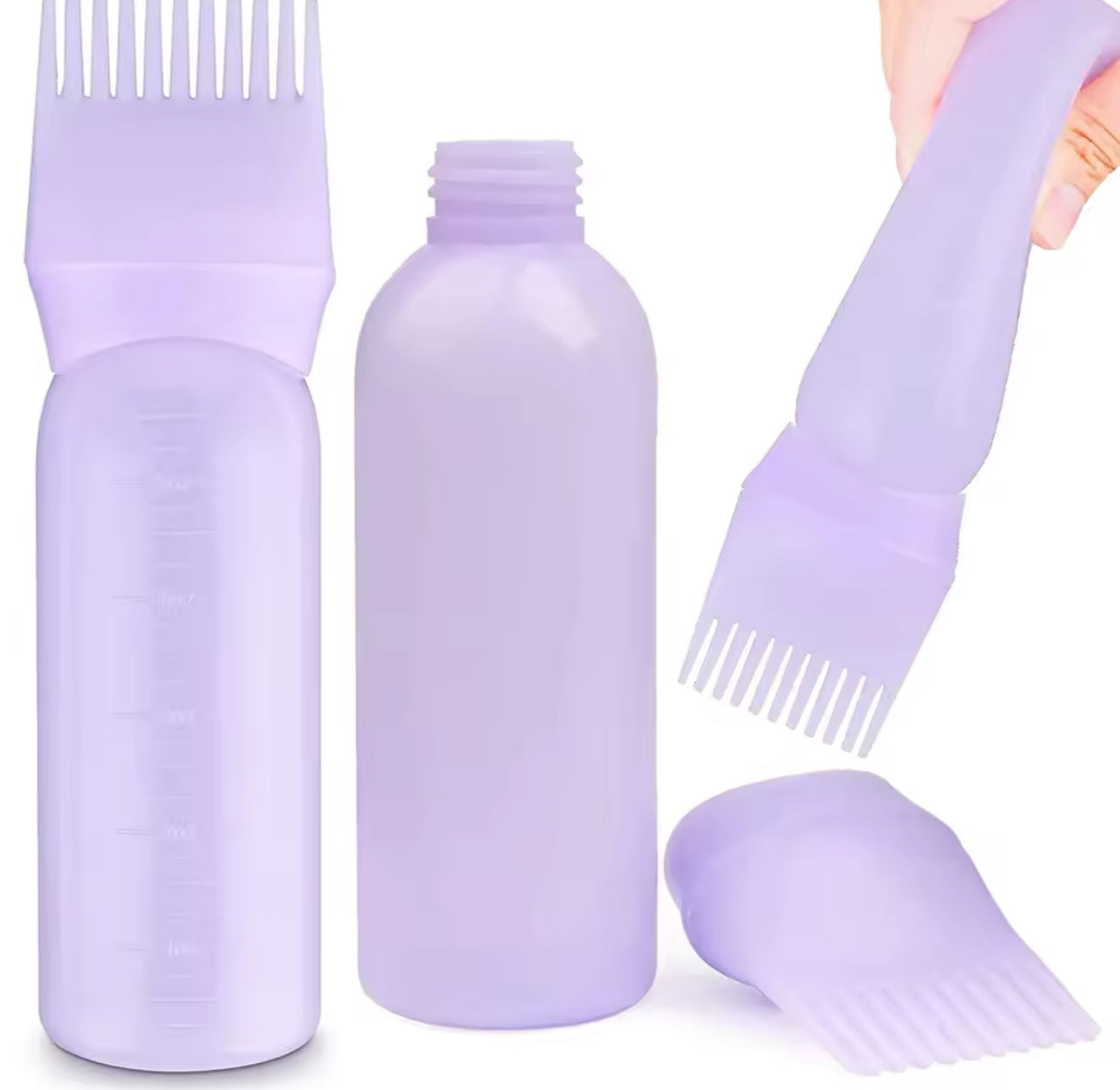 Hair Root Comb Applicator Bottle