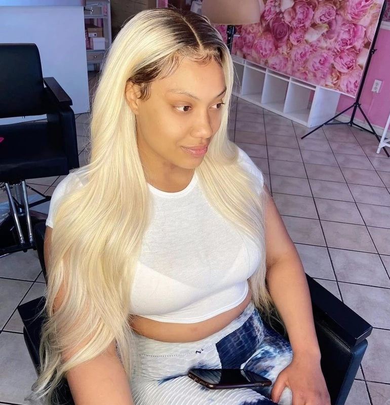 Ombre blonde  Lace wig
