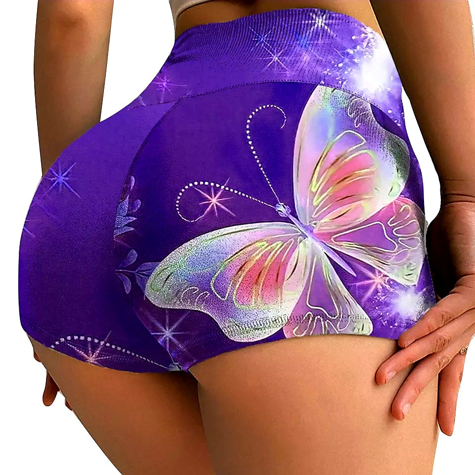 Butterfly High Waist shorts