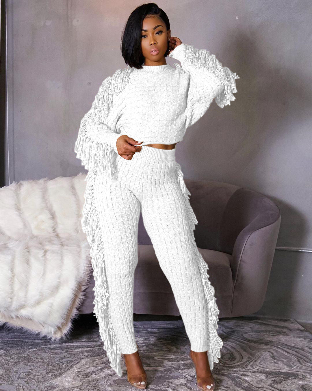 Knitted Sweater Outfit