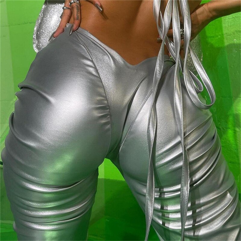 Stacked Cyber Pants