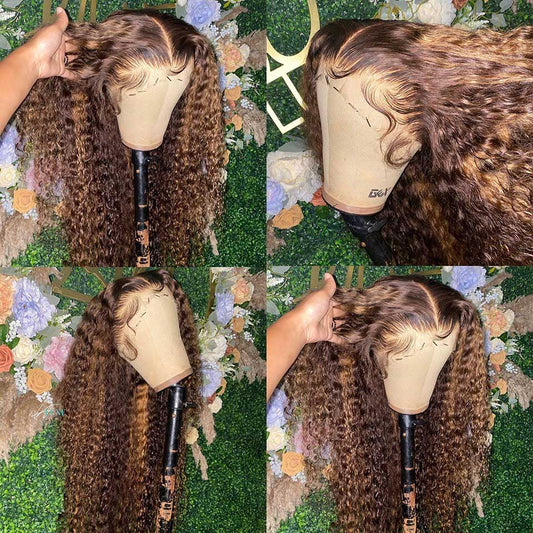 Highlight Deep Wave Frontal Lace Wig