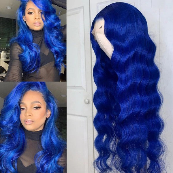 Body Wave Blue Lace wig