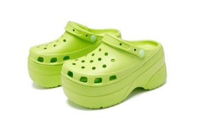 Adult Platform croc style shoes