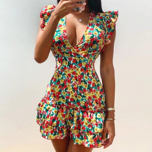 Floral Printed Casual Sundress