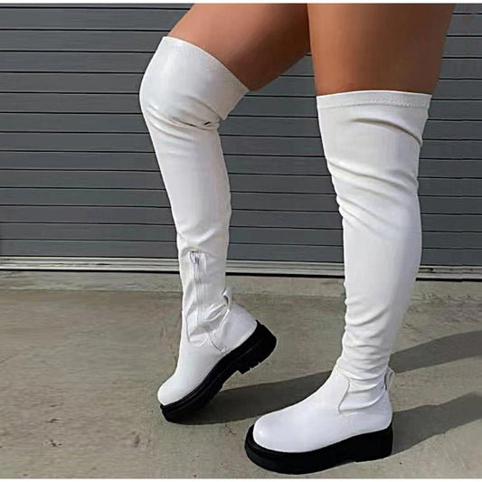 Punk Thigh High Boots