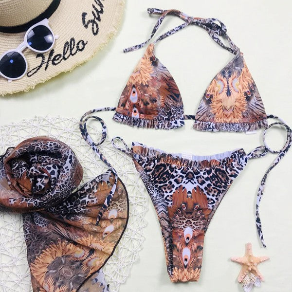 Lepoard print- bikini set